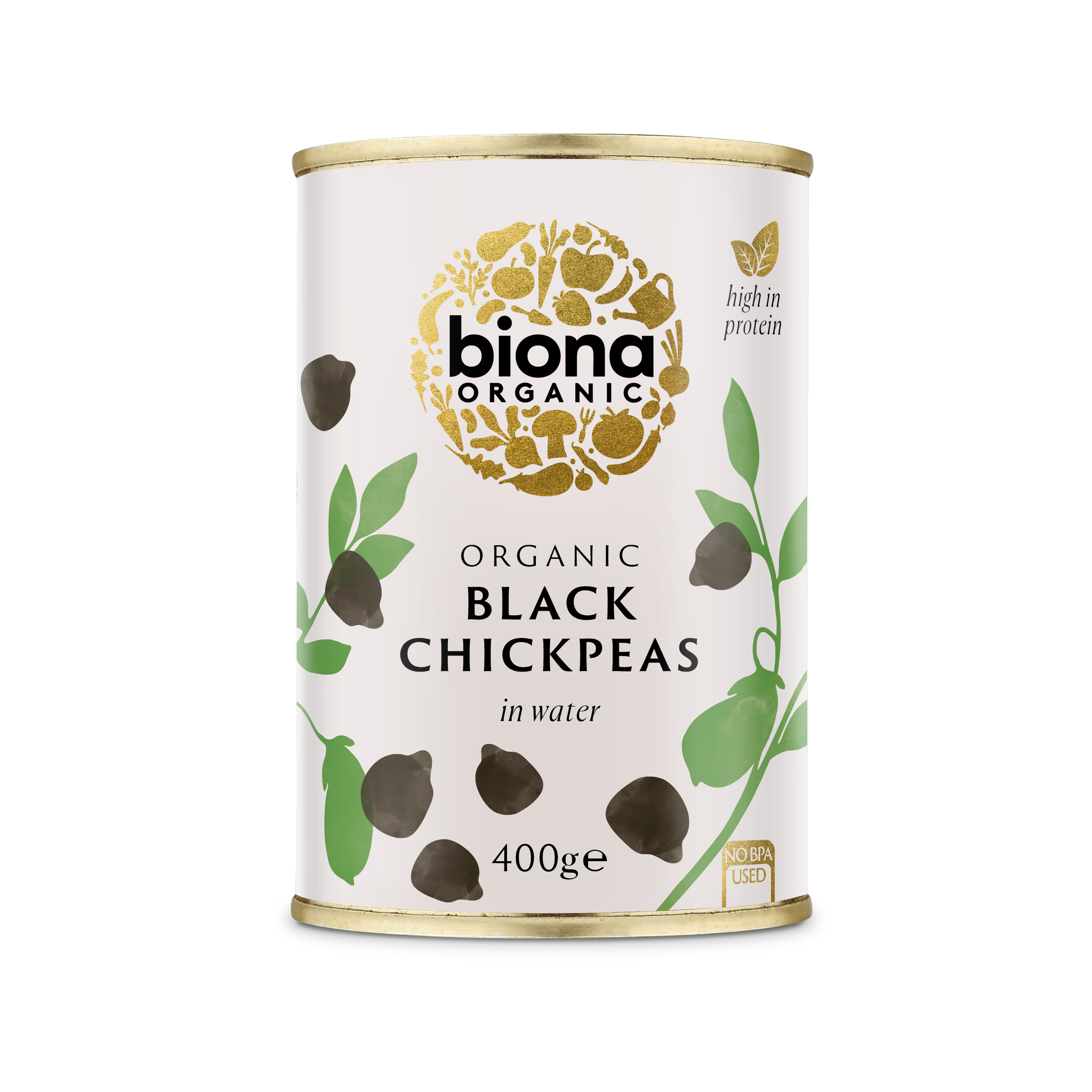 Naut negru la conserva bio 400g Biona