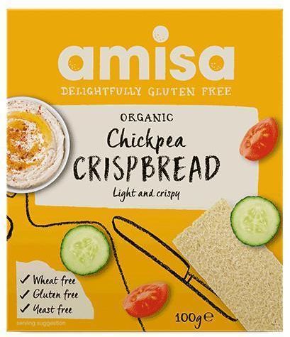 Crispbread cu naut bio 100g Amisa