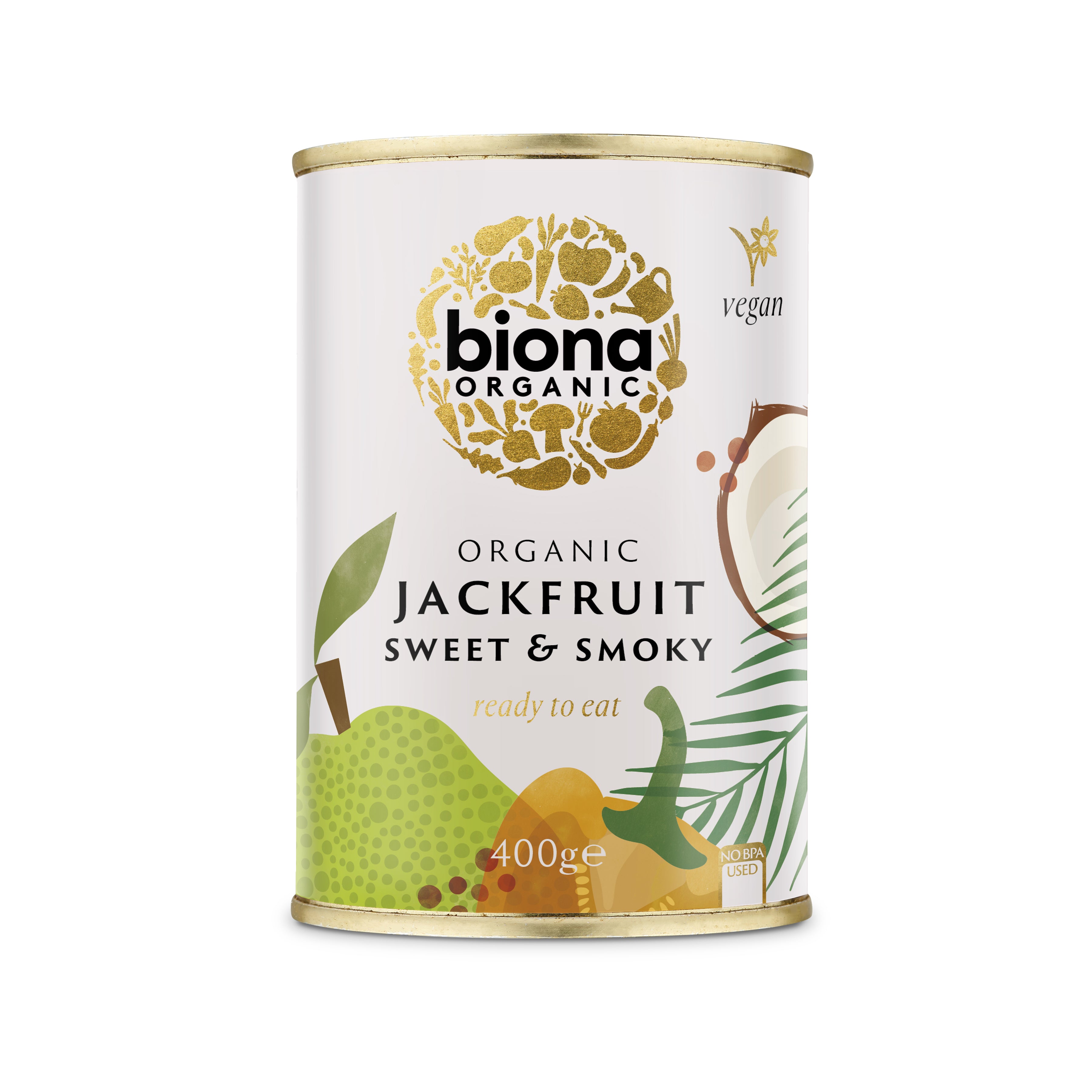 Jackfruit dulce afumat la conserva bio 400g Biona