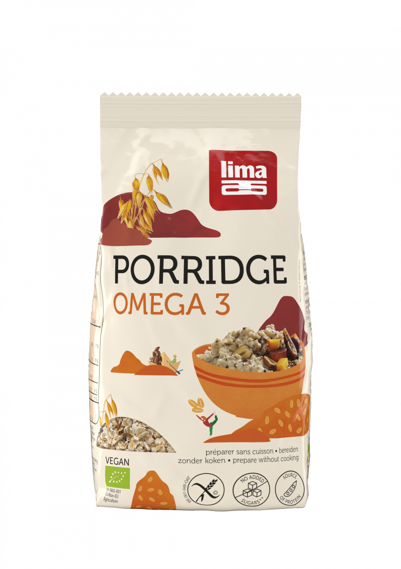 Porridge omega 3 bio 350g Lima