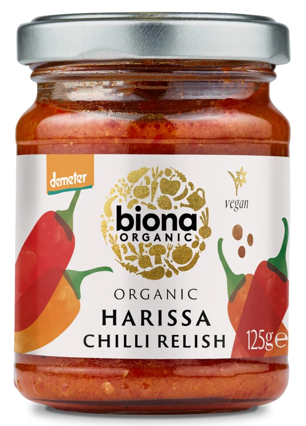 Sos chilli harissa bio 125g Biona