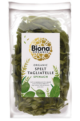 Tagliatelle din spelta cu spanac bio 250g Biona