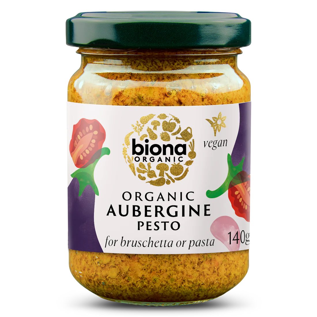 Pesto din vinete bio 140g Biona