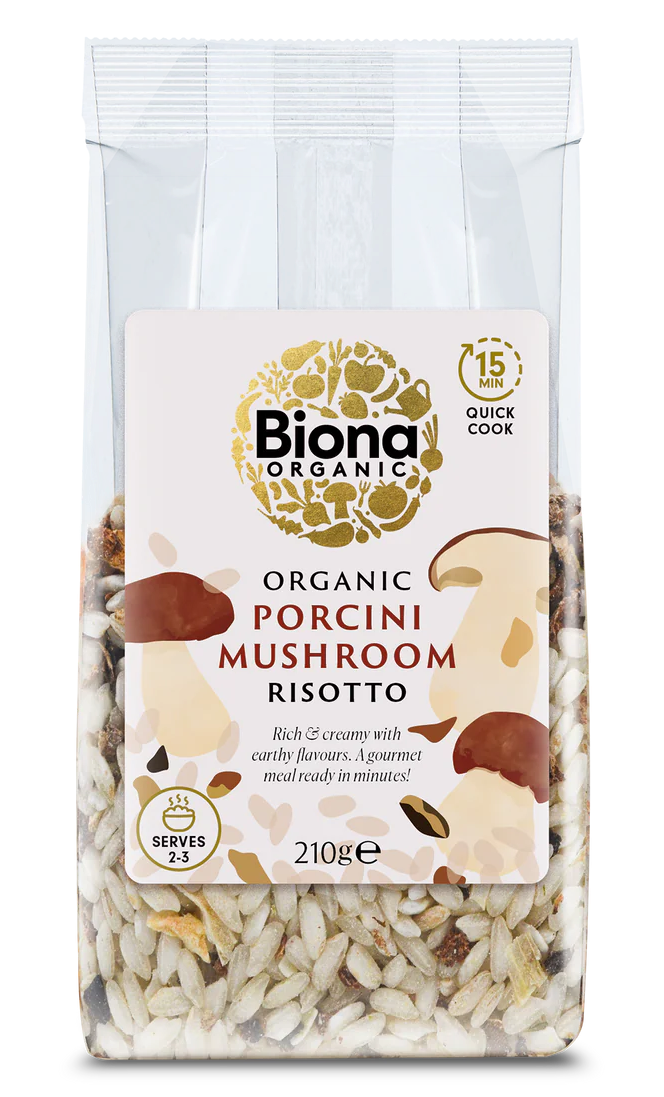 Risotto cu hribi bio 210g Biona