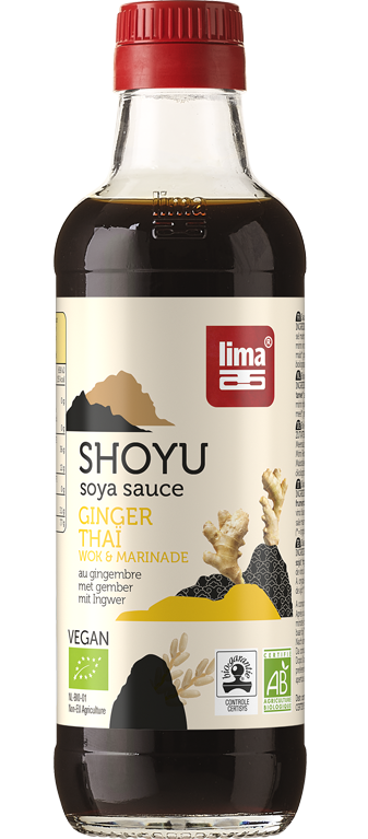 Sos de soia shoyu ginger thai bio 250ml Lima