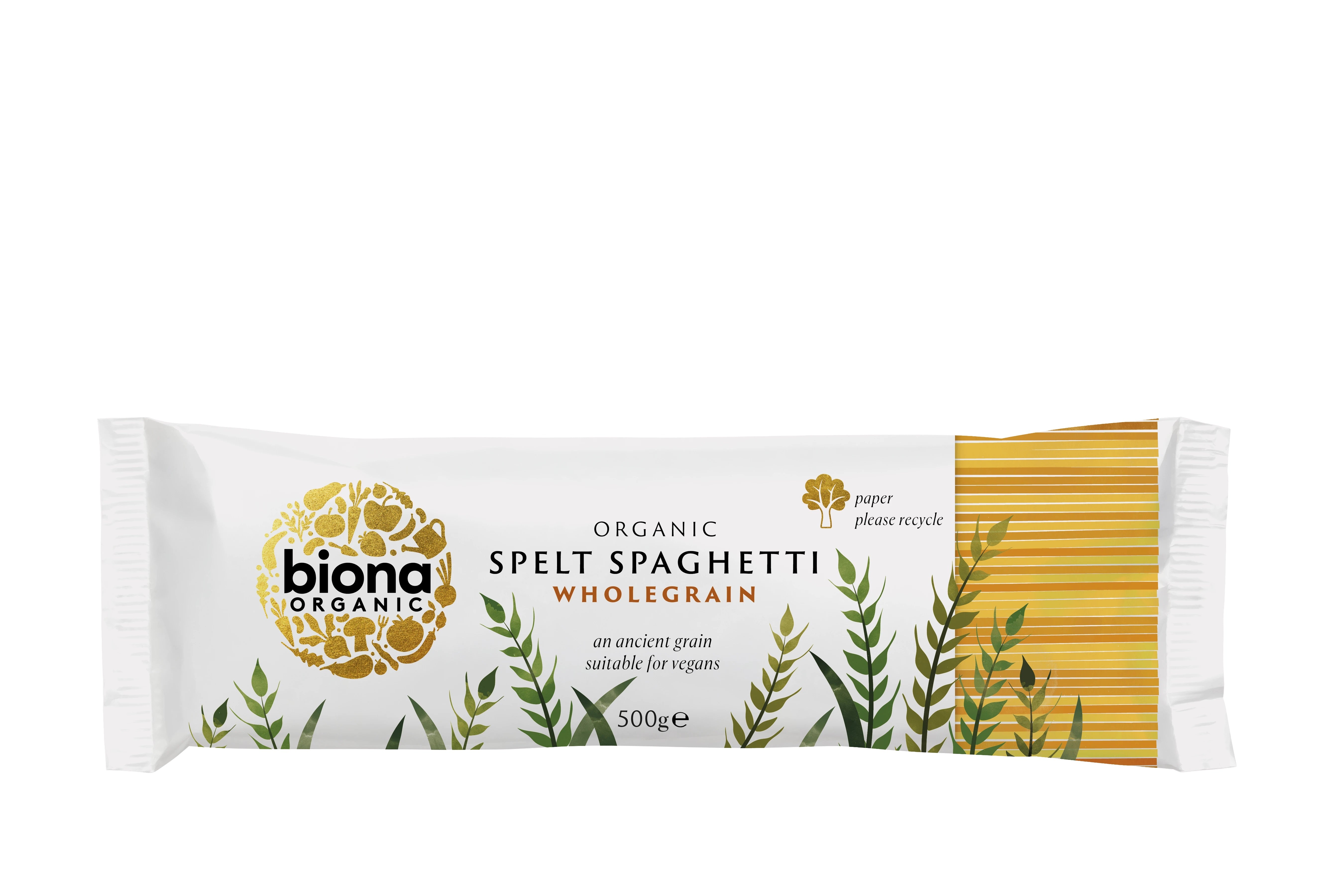 Spaghetti din grau spelta integral bio 500g Biona