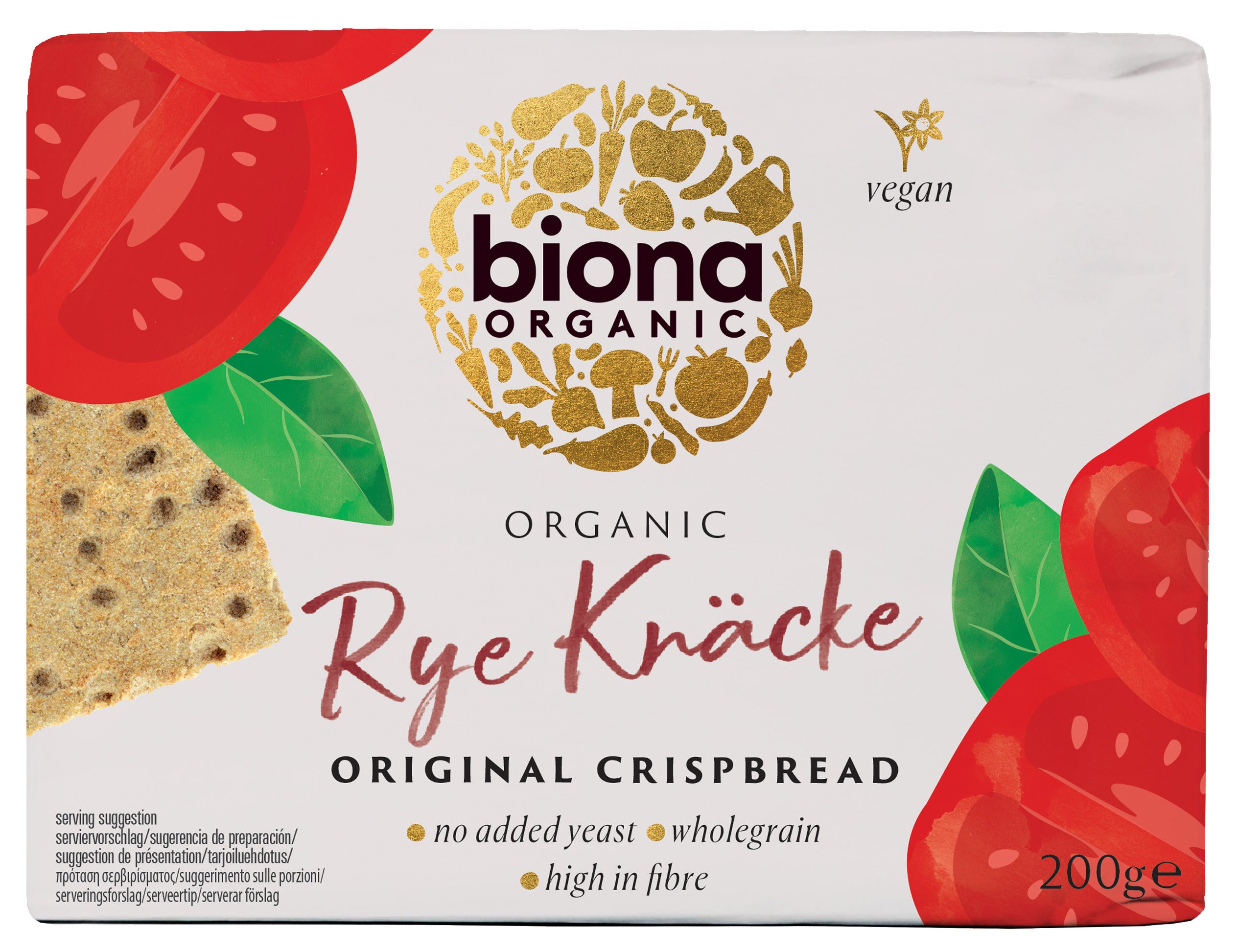 Crispbread din secara integrala bio 200g Biona