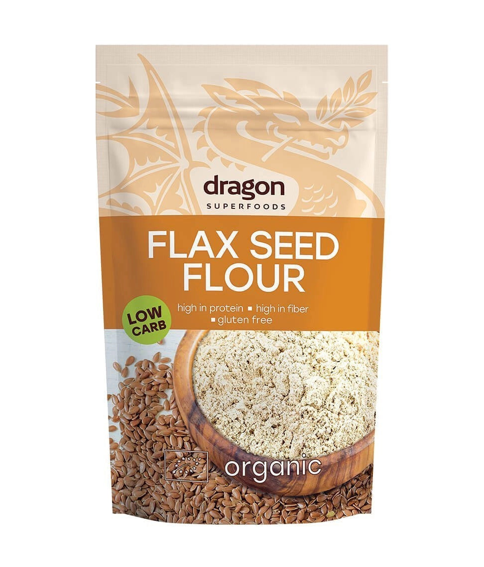 Faina de seminte de in bio 200g Dragon Superfoods