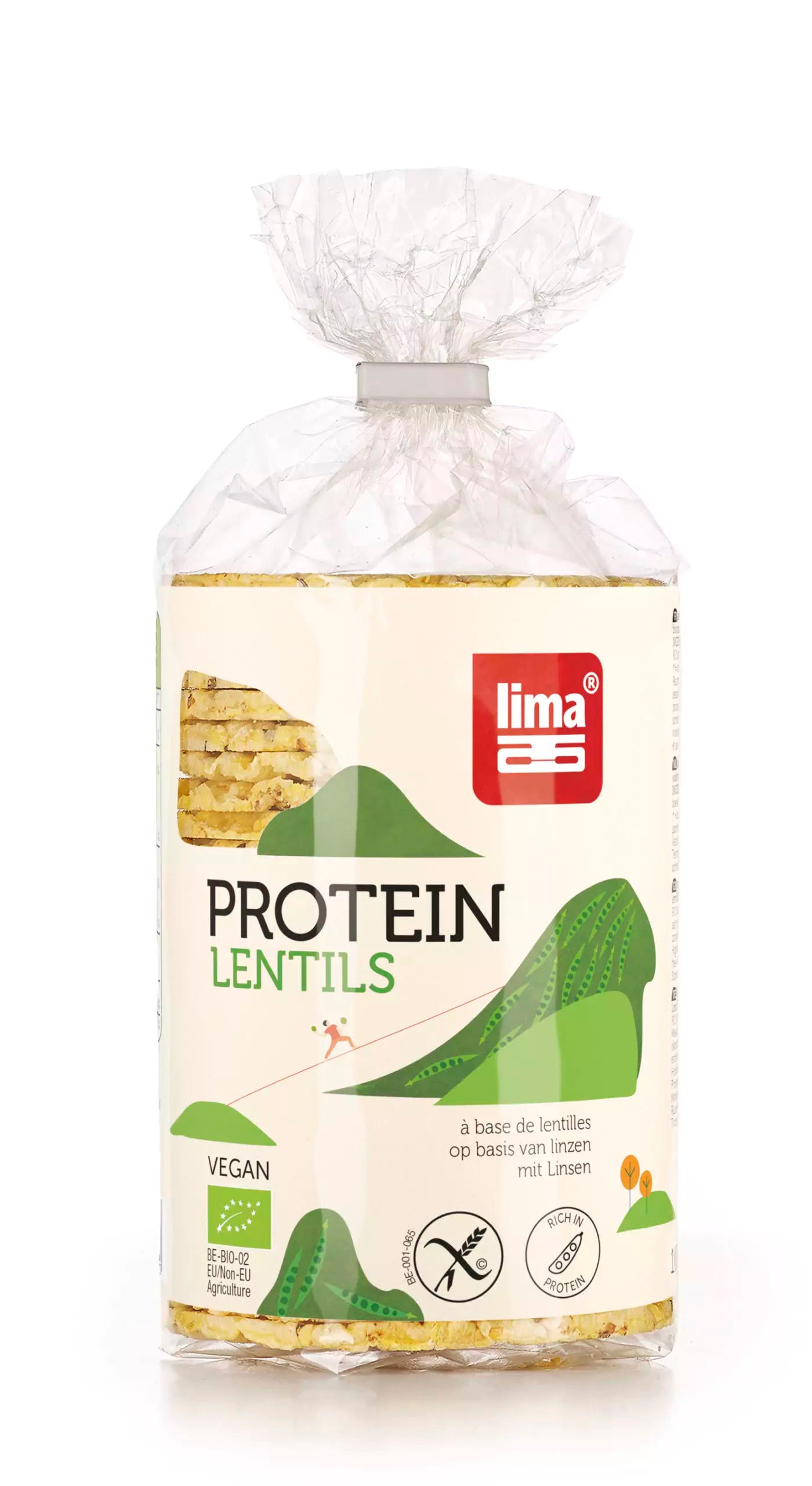 Rondele proteice din linte expandata bio 100g Lima
