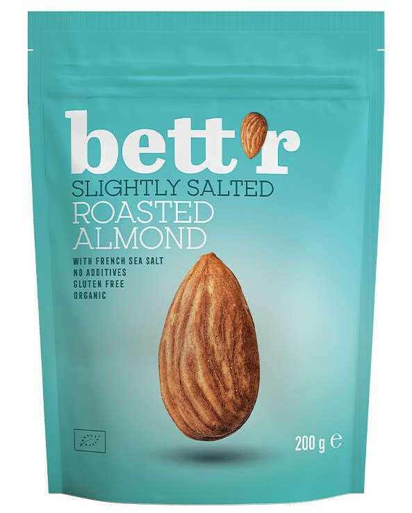 Migdale prajite sarate bio 200g Bettr