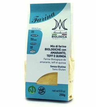 Mix de fainuri cu amarant, teff si quinoa bio 250g Marchesato