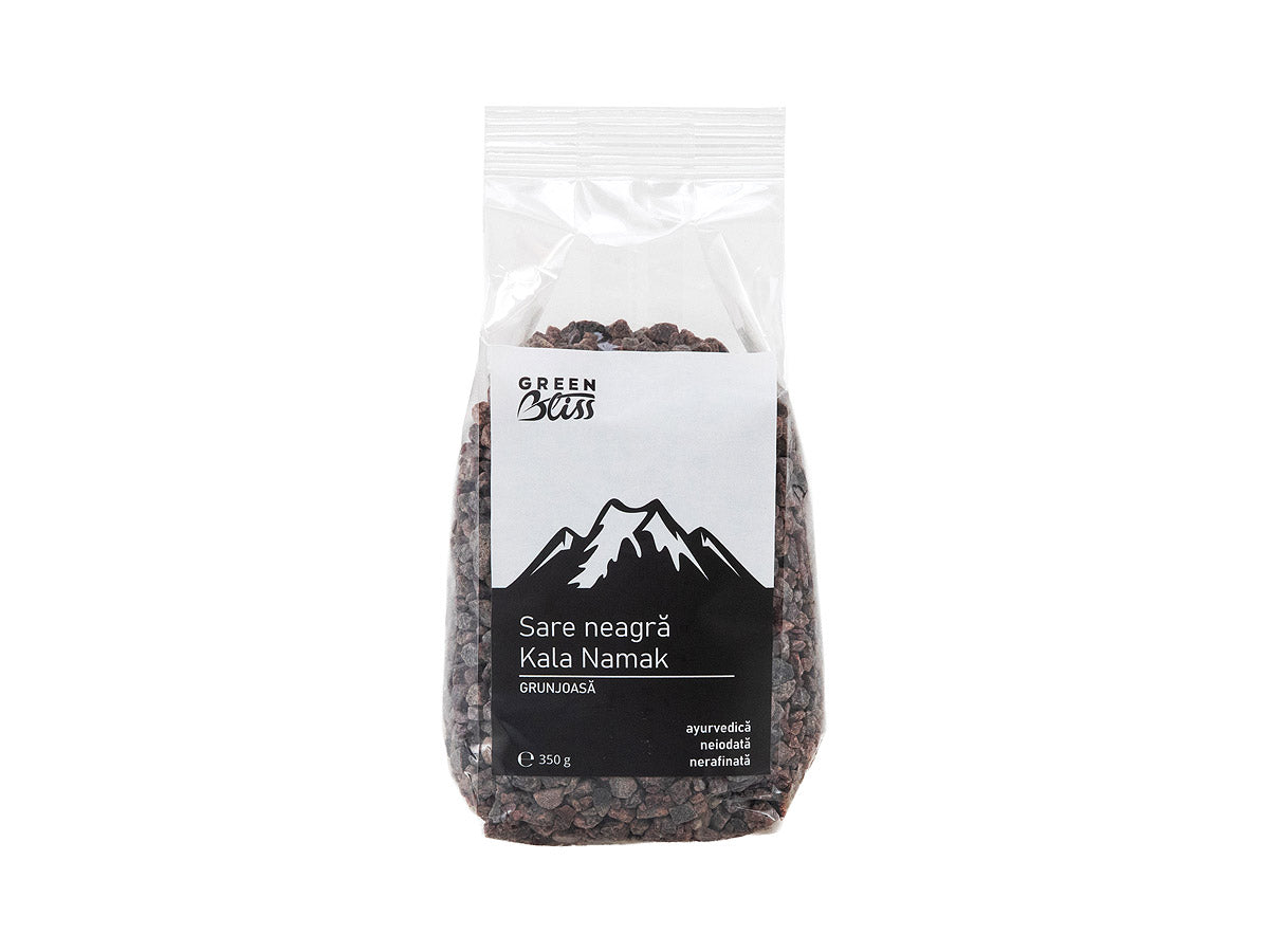 Sare neagra Kala Namak grunjoasa 350g Green Bliss