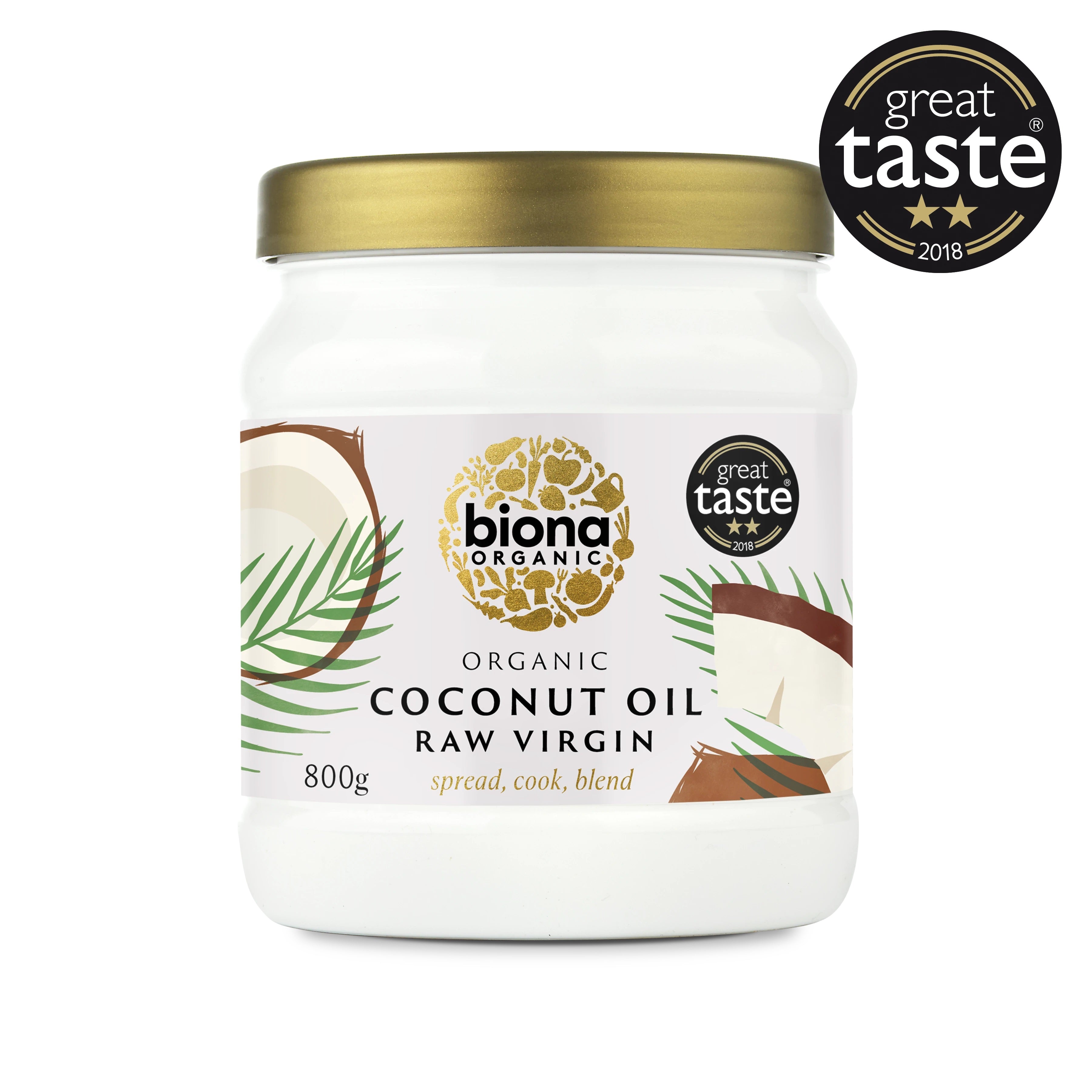 Ulei de cocos virgin presat la rece bio 800g Biona
