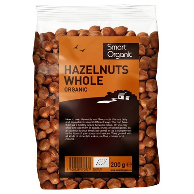 Alune de padure bio 200g Smart Organic