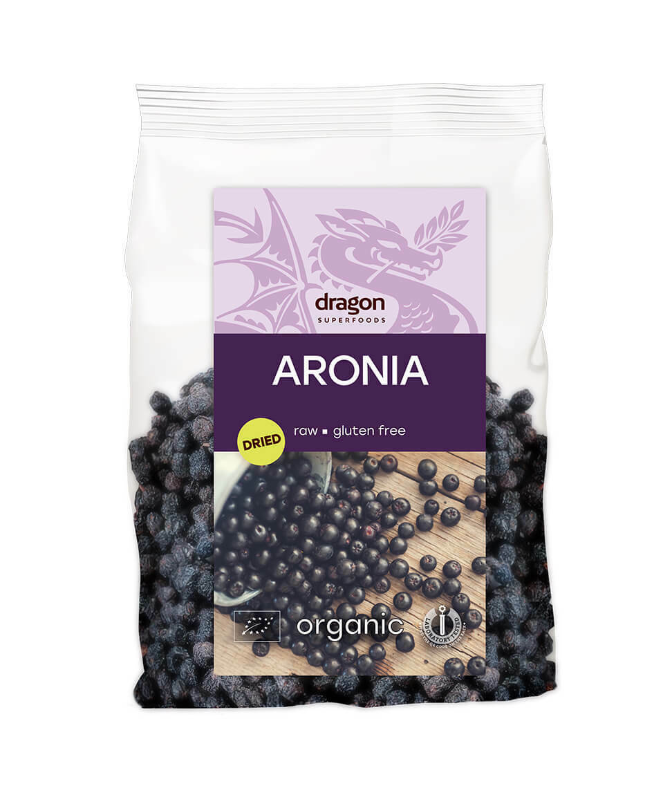 Fructe de aronia bio 150g Dragon Superfoods