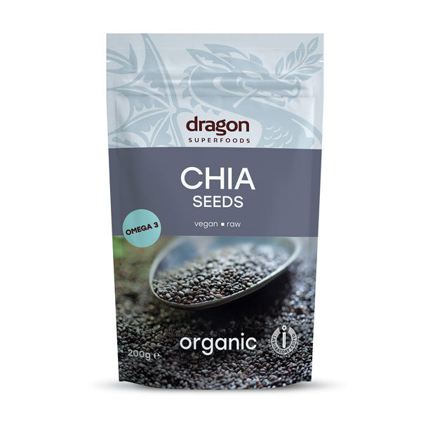 Seminte de chia bio 200g Dragon Superfoods