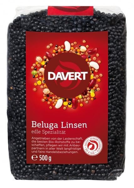 Linte neagra beluga bio 500g Davert