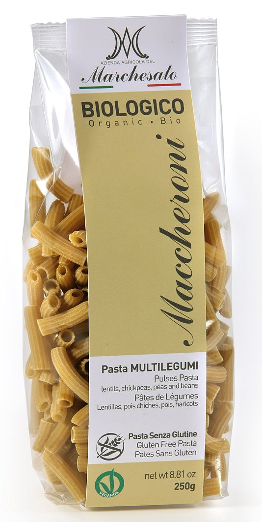 Paste maccheroni cu legume bio 250g Marchesato