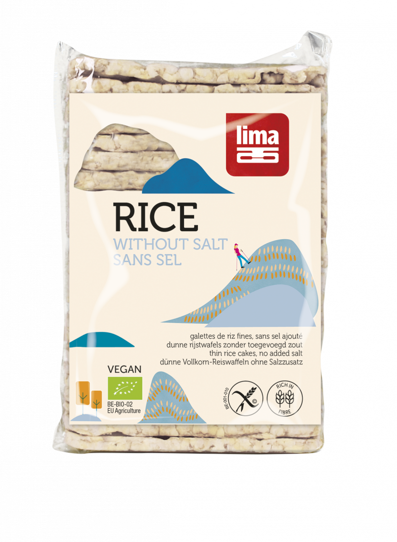 Rondele din orez expandat bio 130g Lima