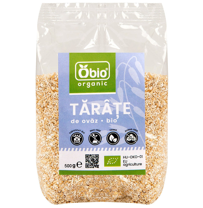 Tarate de ovaz bio 500g Obio